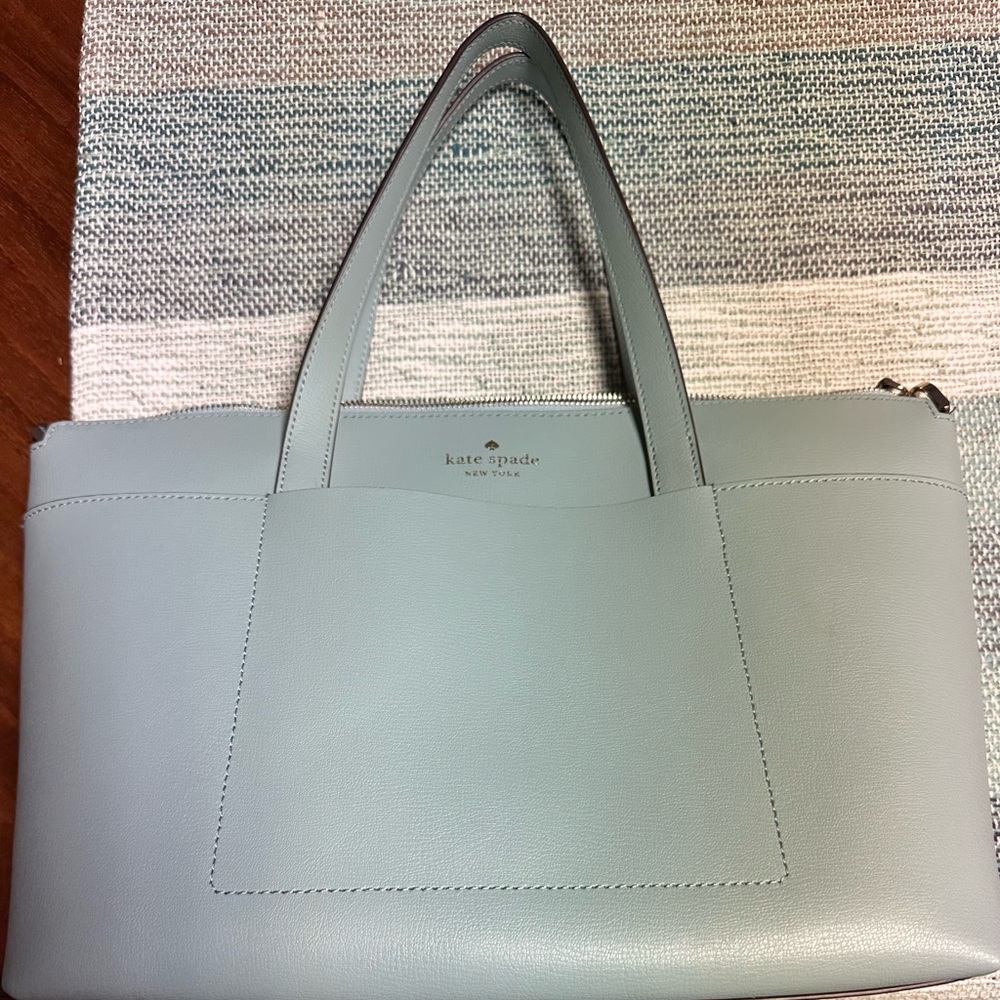Kate Spade Blue Structured Tote